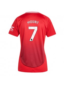 Manchester United Mason Mount #7 Zenski Domaci Dres 2024-25 Kratak Rukavima